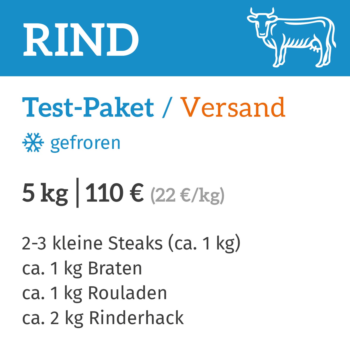 Rinder-Test-Paket / Zustellung am 12.11.2025