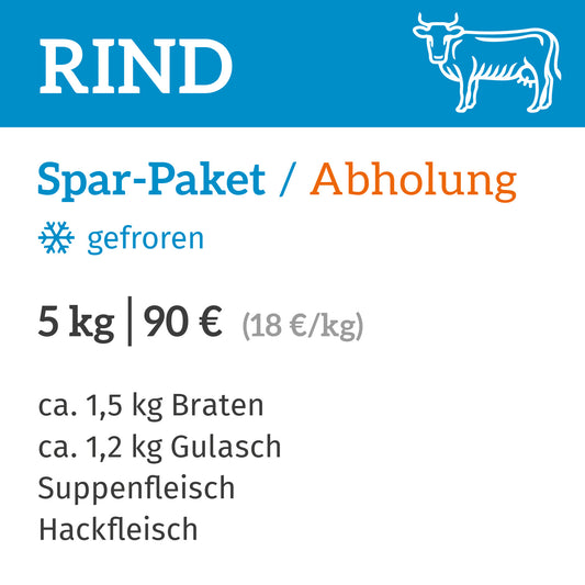 Rind Spar-Paket / Abholung am 05.+06.09.2025