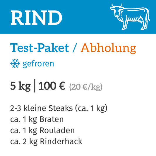 Rinder-Test-Paket / Abholung am 05.+06.09.2025