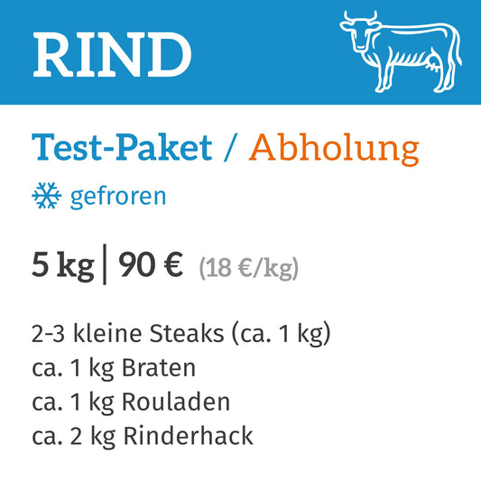 Rinder-Test-Paket / Abholung am 14.+15.06.2024