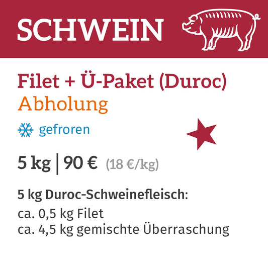 Schwein Filet + Ü-Paket / Abholung am 10.+11.05.2024